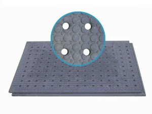 Interior plate perforated (115A)
